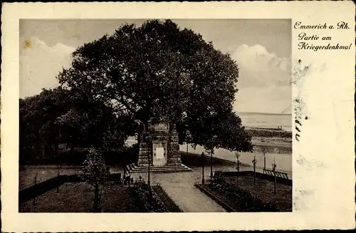 Ak Emmerich am Niederrhein, Kriegerdenkmal