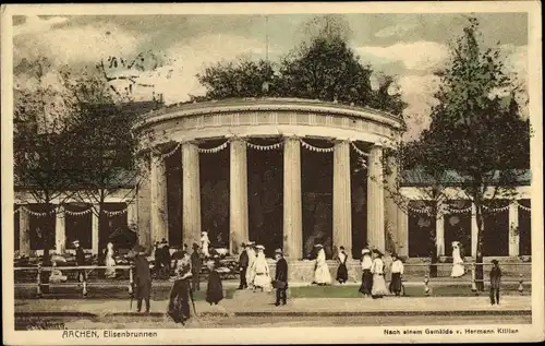 Ak Aachen in Nordrhein Westfalen, Elisenbrunnen