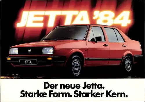 Ak VW Jetta, Volkswagen, Reklame