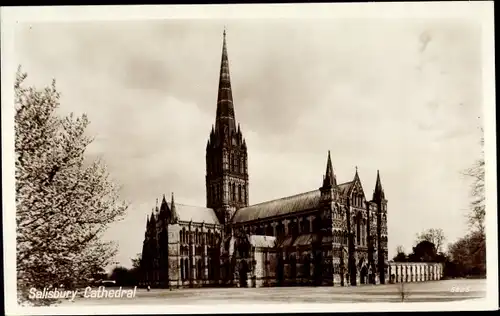 Ak Salisbury Wiltshire England, Salisbury Cathedral