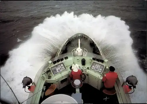 Ak Seenotkreuzer mit Tochterboot der 44 m Klasse, John T. Essberger, Hermann Ritter, Kaisen, DgzRS