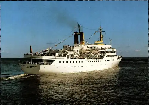 Ak Seebädersschiff Wappen von Hamburg, HADAG