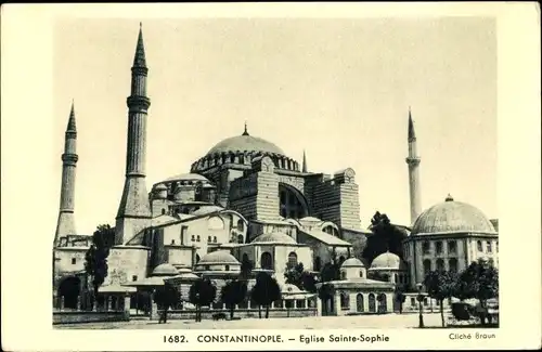 Ak Konstantinopel Istanbul Türkei, Eglise Sainte Sophie