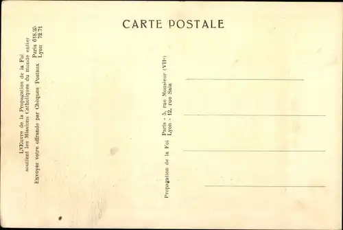 Ak Französisch Kongo, Une Ecole Catholique Indigene