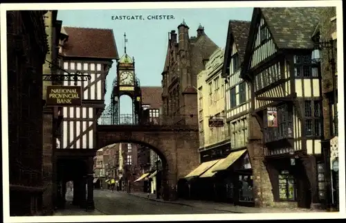 Ak Chester Cheshire England, Eastgate, National Provincial Bank