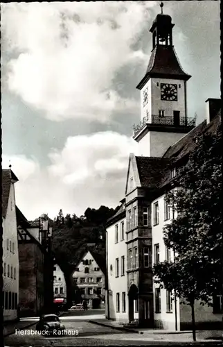 Ak Hersbruck in Mittelfranken, Rathaus