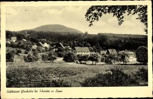 Ak Glashütte Schieder Schwalenberg in Lippe, Fremdenheim Lessmann Meier