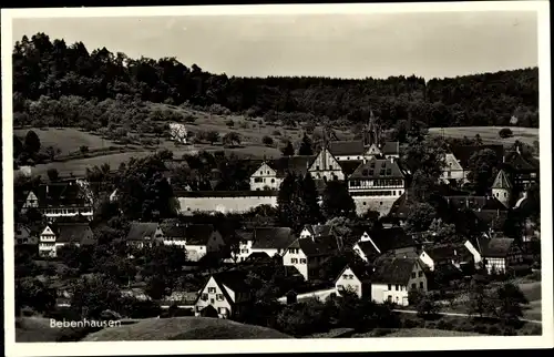 Ak Bebenhausen Tübingen am Neckar Baden Württemberg, Teilansicht vom Ort, Wald
