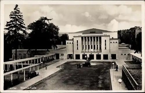 Ak Weimar in Thüringen, Weimarhalle