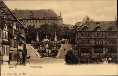 Ak Gotha in Thüringen, Schlossberg