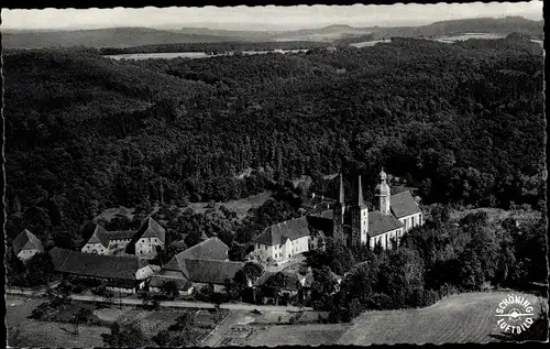 Ak Steinheim in Westfalen, Marienmünster, Wald, Fliegeraufnahme