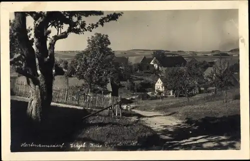 Foto Ak Hartmannsdorf im Erzgebirge, Teilansicht