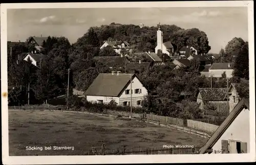 Ak Söcking Starnberg in Oberbayern, Blick auf den Ort