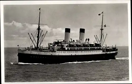 Ak Dampfer MS Monte Olivia, HSDG