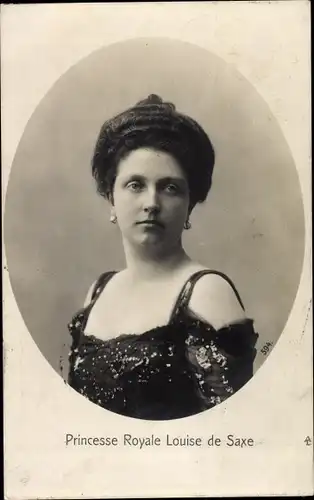 Ak Prinzessin Luise von Österreich Toskana, Portrait