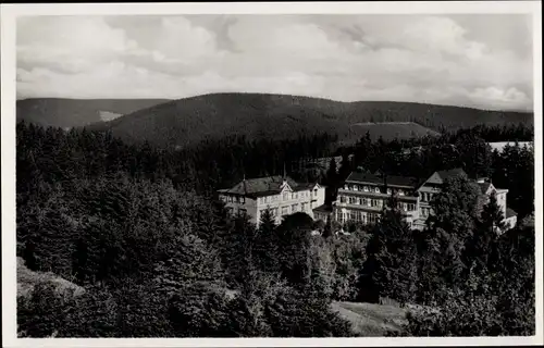 Ak Clausthal Zellerfeld im Oberharz, Johanneser Waldhaus d. Ferienheime f. Handel und Industrie eV