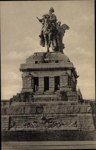 Ak Koblenz am Rhein, Kaiser Wilhelm Denkmal