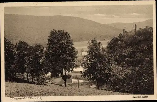 Ak Espenschied Lorch im Rheingau Hessen, Wispertal, Laukenburg