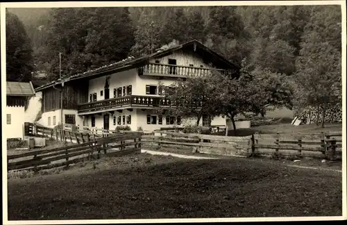 Foto Ak Schmidlehen Oberneukirchen in Oberbayerrn, Ortspartie