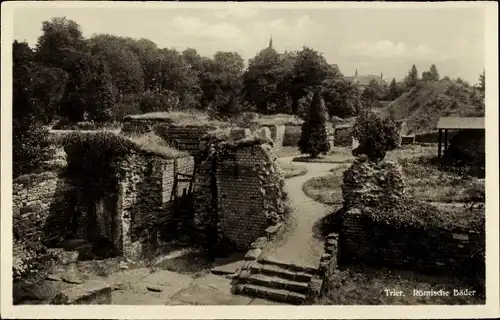 Ak Trier an der Mosel, Römische Bäder