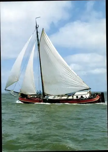 Ak Zeiltjalk Larus anno 1893, Segelboot