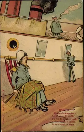 Ak En Mer, Entre Camarades, Avant demain matin je te verrai, vomir