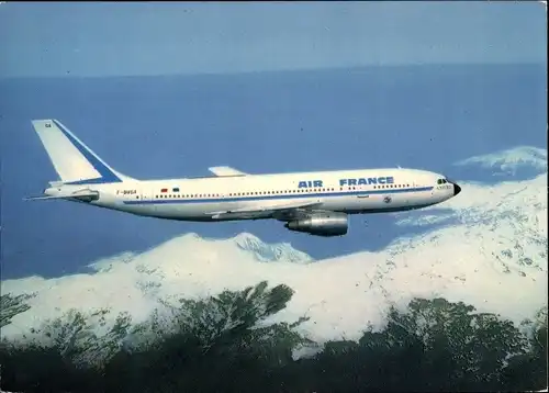 Ak Französisches Passagierflugzeug, Air France, Airbus A 300 B2