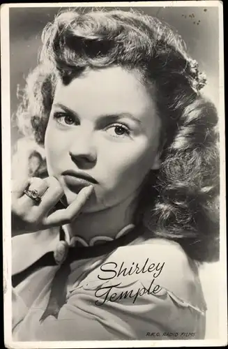 Ak Schauspielerin Shirley Temple, Portrait