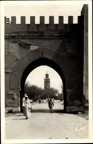 Ak Marrakech Marrakesch Marokko, Porte Bab Djedid