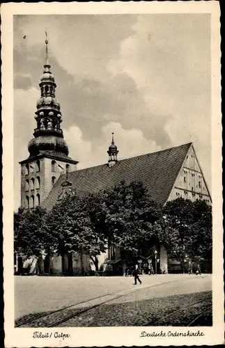 Ak Sowjetsk Tilsit in Ostpreußen, Deutsche Ordenskirche