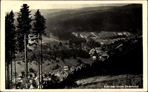Ak Katzhütte im Schwarzatal, Panorama