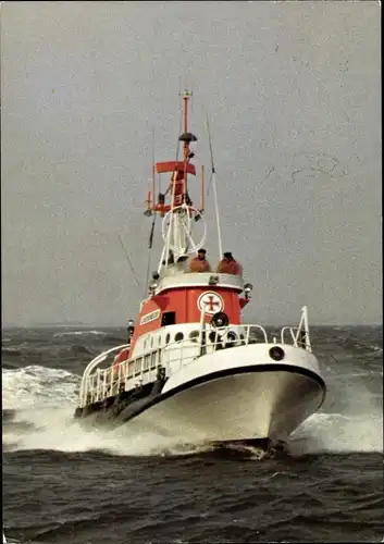 Ak Seenotkreuzer mit Tochterboot der 19 m Klasse, Otto Schülke, Kratschke, Lüken, DGzRS