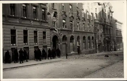 Foto Ak Wien 11, Julirevolte, Straßenkämpfe, Schreckenstage 15./ 16. Juli 1927
