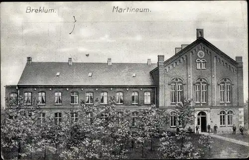 Ak Breklum in Nordfriesland, Martineum, Predigerseminar, Brüderanstalt