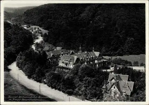 Ak Bad Wilhelmshöhe Kassel in Hessen, Druseltal mit Kneipp Gesundheitshaus