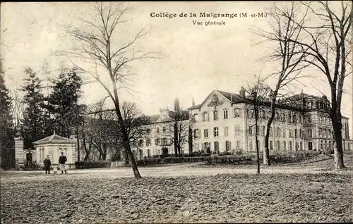 Ak Malgrange Meurthe et Moselle, Collège, Vue générale