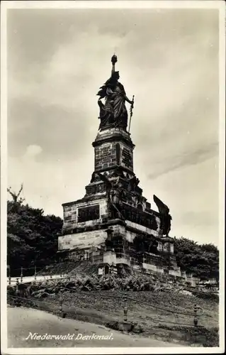 Ak Rüdesheim am Rhein, Niederwald Nationaldenkmal