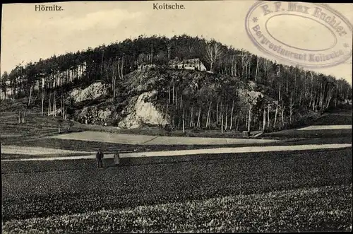 Ak Hörnitz Oberlausitz, Koitsche, Berg-Restaurant Koitsche