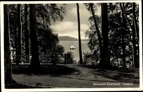 Ak Scharbeutz in Ostholstein, Blick auf die Ostsee