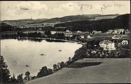 Ak Titisee Neustadt im Breisgau Hochschwarzwald, Teilansicht, Nr. 08 37849