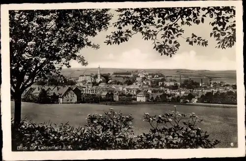 Ak Lengenfeld Vogtland Sachsen, Durchblick zum Ort