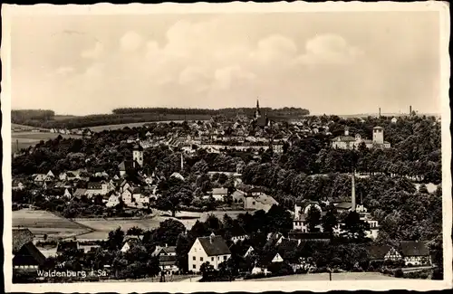 Ak Waldenburg in Sachsen, Gesamtansicht