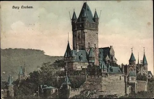 Ak Cochem an der Mosel, Burg