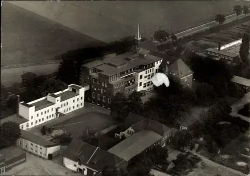 Ak Dormagen am Niederrhein, Fliegeraufnahme, Raphaelshaus