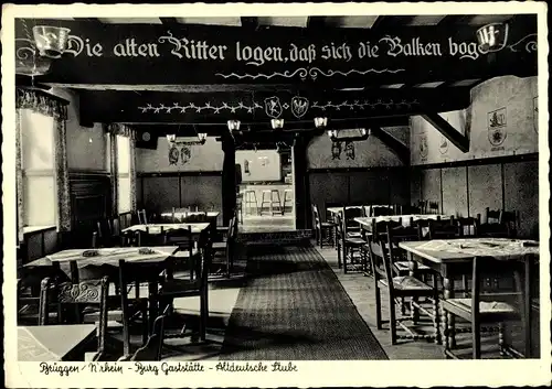 Ak Brüggen am Niederrhein, Park-Restaurant Burg Brüggen