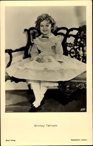 Ak Schauspielerin Shirley Temple, Portrait, Ross 9425/4