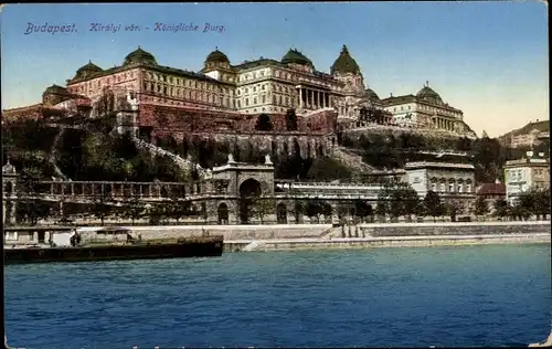 Ak Budapest Ungarn, Königliche Burg