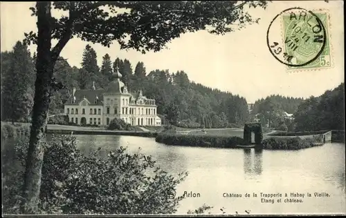 Ak Arlon Aarlen Wallonien Luxemburg, Chateau de la Trapperie a Habay la Vieille