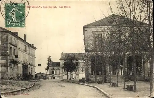 Ak Verteillac Dordogne, Les Halles
