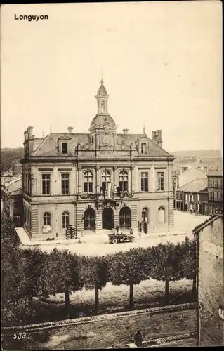 Ak Longuyon Lothringen Meurthe et Moselle, Rathaus